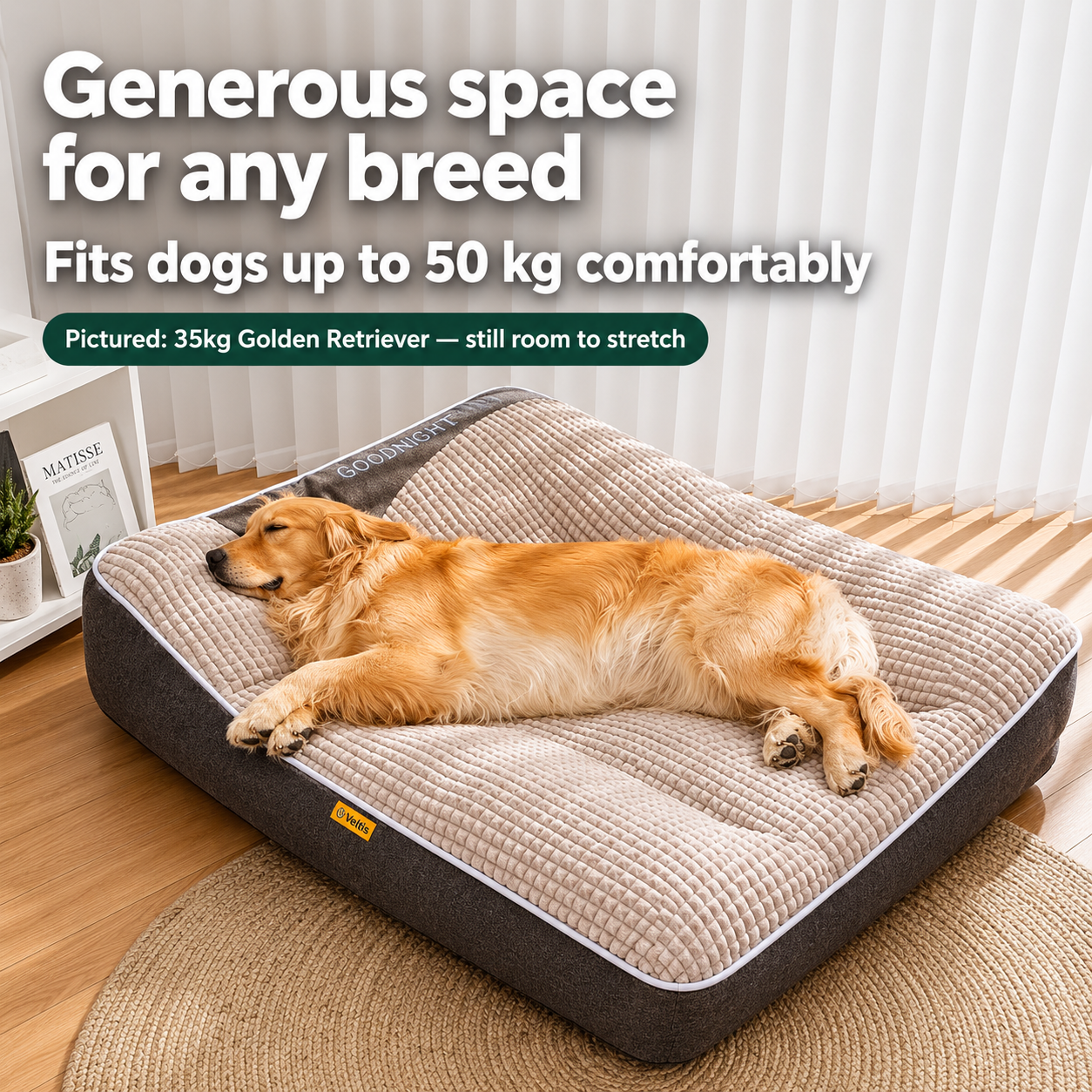 VELTIS™ Deep Rest Orthopedic Dog Bed