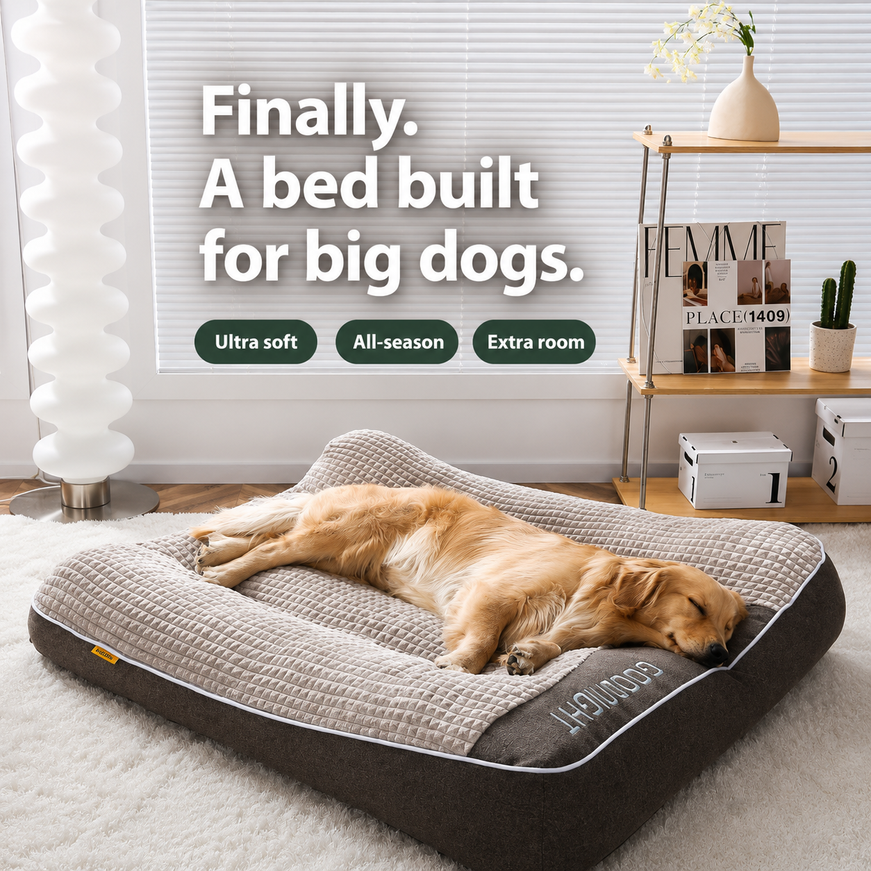 VELTIS™ Deep Rest Orthopedic Dog Bed