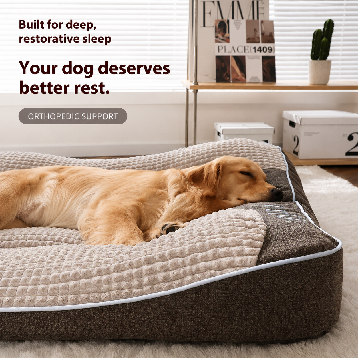 VELTIS™ Deep Rest Orthopedic Dog Bed